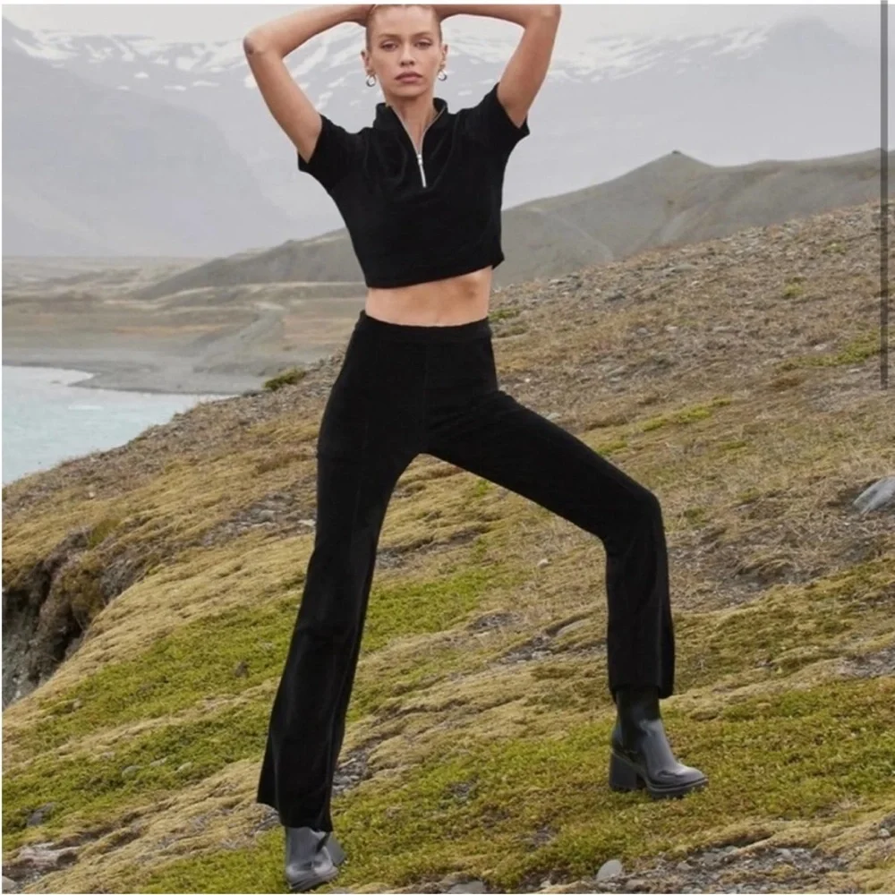 ALO Yoga Velour Flare Pants